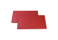 Schneideplatte 600/350 - rot mit Saftrille